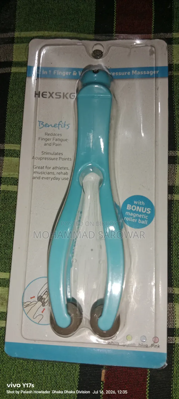 3D Massager & Finger Acupressure Tool