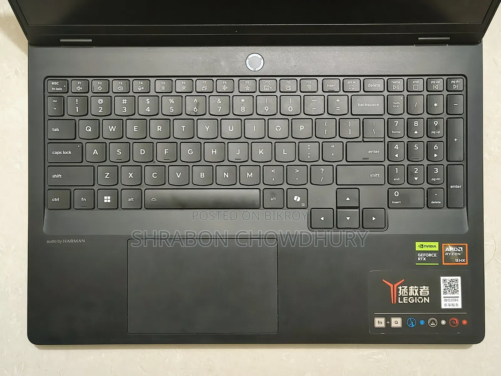 Laptop Lenovo Legion Y7000P IRX9 Gaming Laptop 16GB AMD Ryzen 9 SSD 1T