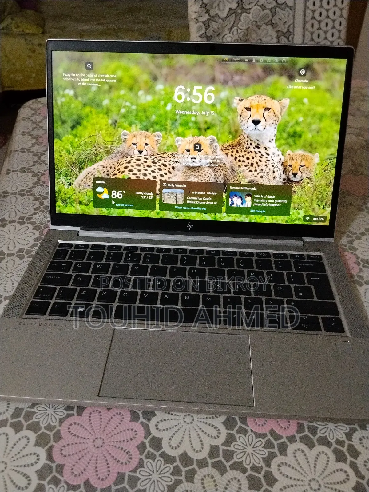 Laptop HP EliteBook 840 G8 8GB AMD Ryzen 5 HDD+SSD 256GB