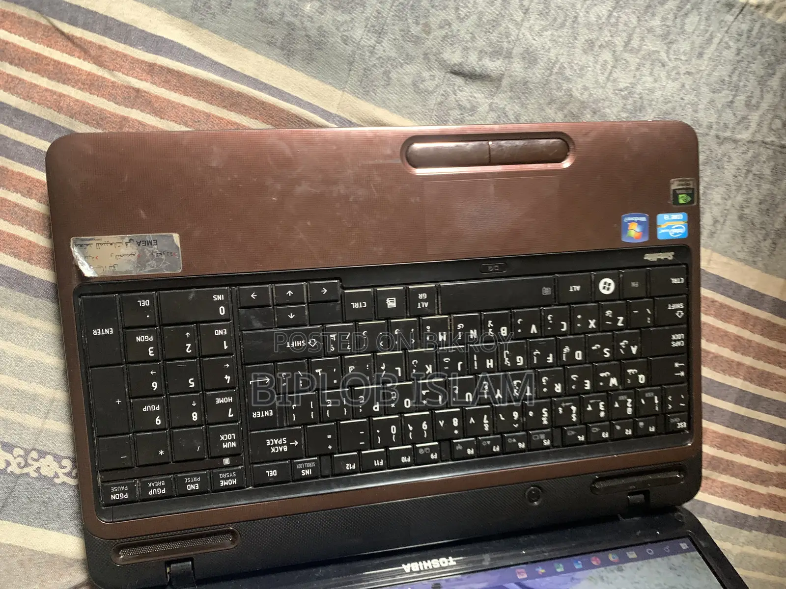 Laptop Toshiba 4GB Intel Core i3 HDD 256GB