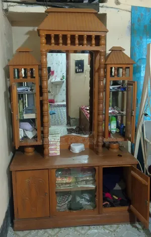 Akashi Wood Four-Sided Dressing Table