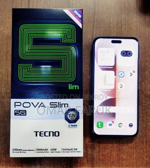 Tecno Spark Slim 256 GB Black