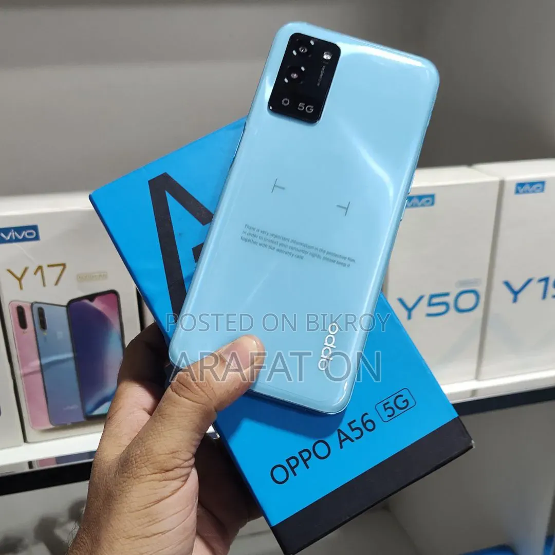 New Oppo A56 5G 256 GB Blue