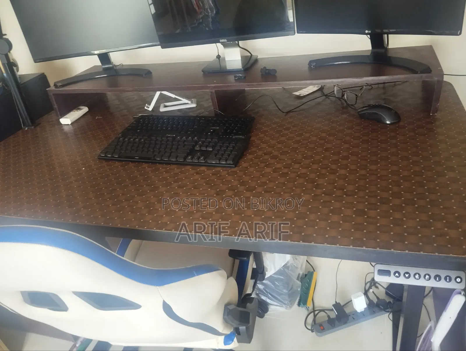 Standing Desk Electric Table Height Adjustable Maximum 8 Feet Wide