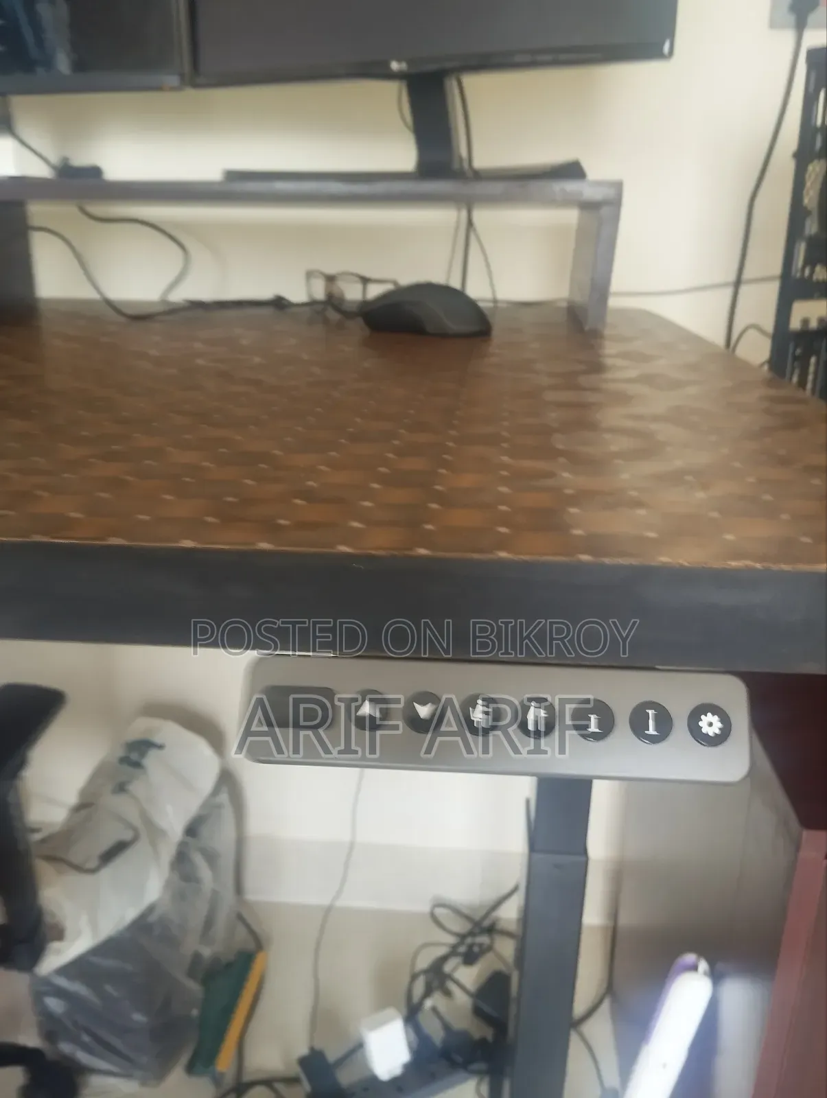 Standing Desk Electric Table Height Adjustable Maximum 8 Feet Wide