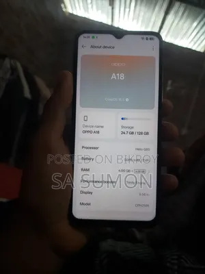 Oppo A18 128 GB Black