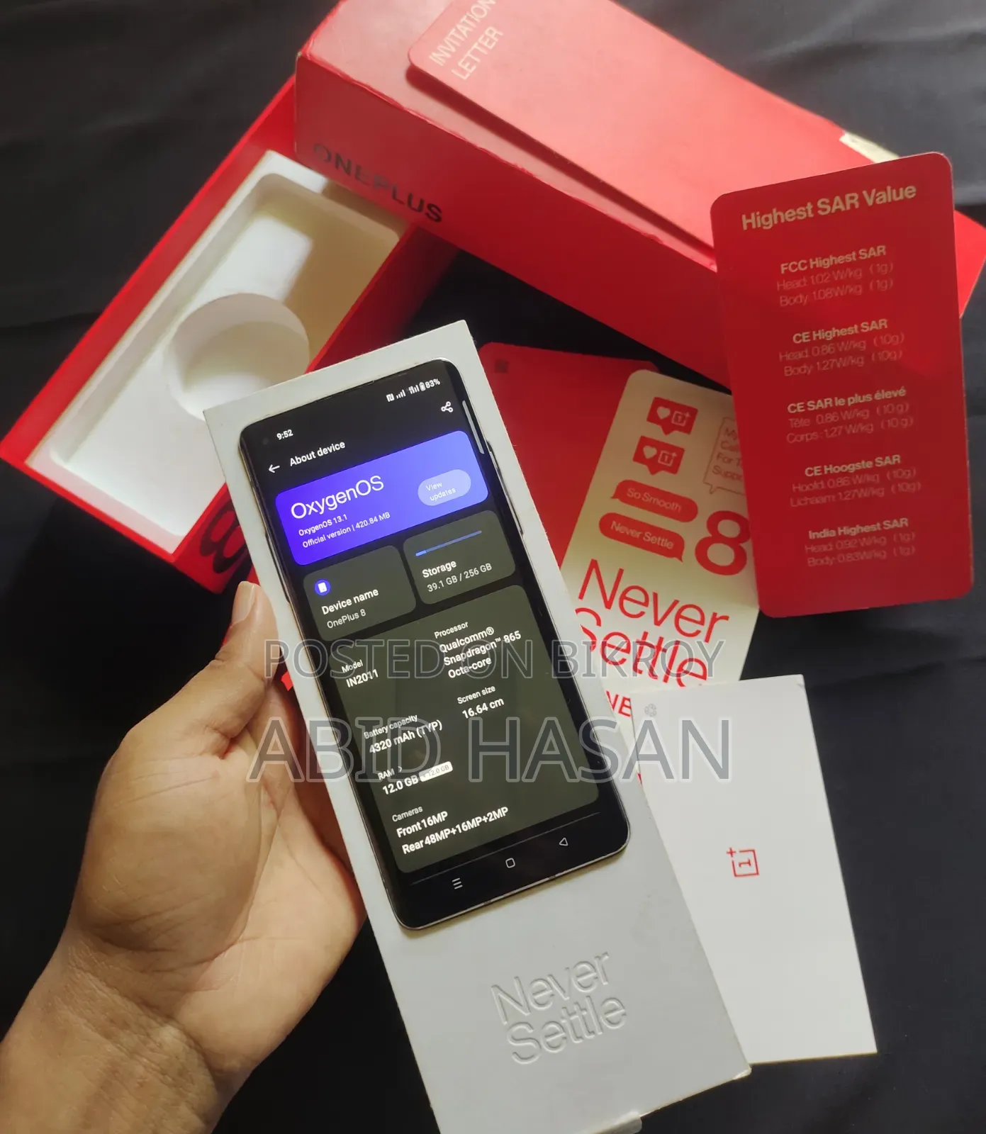 OnePlus 8 256 GB Black