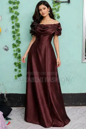 Off Shoulder Party Gown