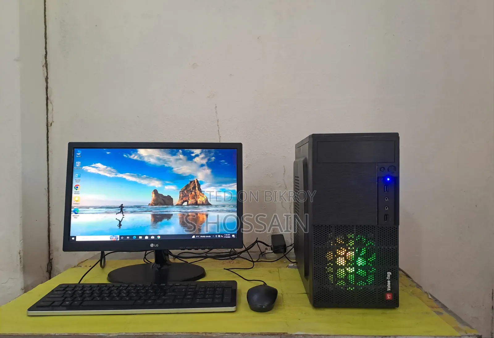 Desktop Computer MSI 8GB Intel Core i3 HDD+SSD 500GB