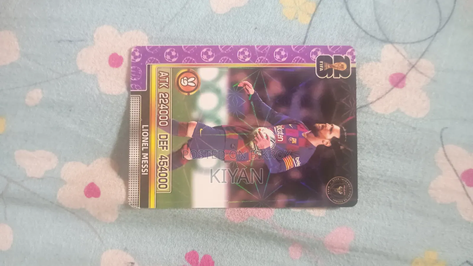 Messi Football Card