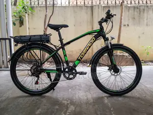 টর্নেডো ইলেকট্রিক মাউন্টেন বাইক (ই-বাইক) - কালো ও সবুজ