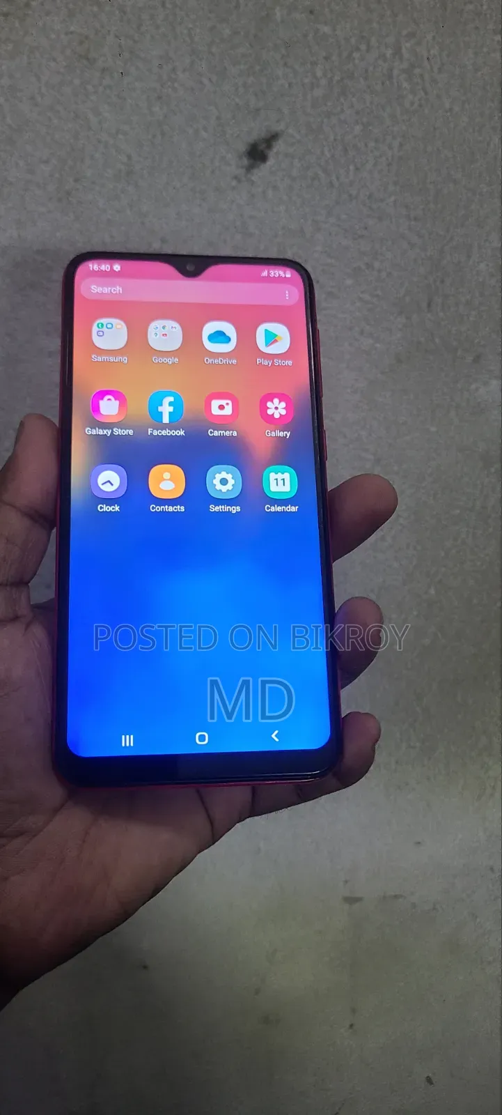 Samsung A10 32 GB Red