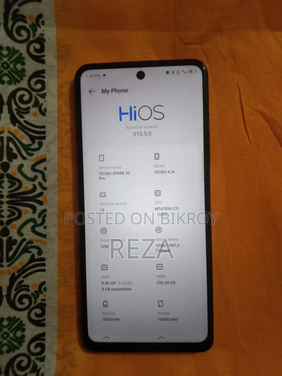 Tecno Spark 20 Pro 256 GB Black