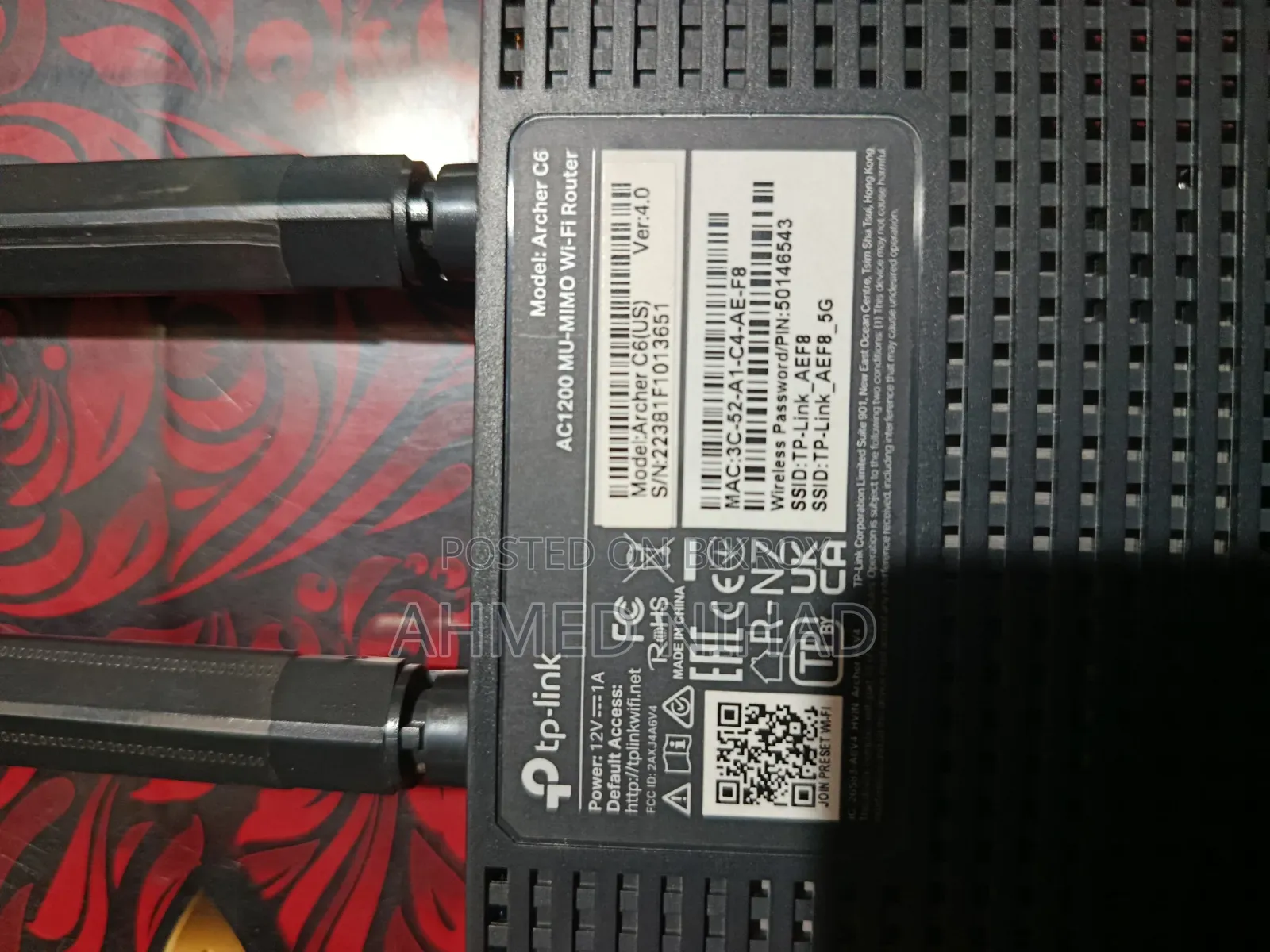 বিক্রয়ের জন্য: Tp Link Archer C6 V4