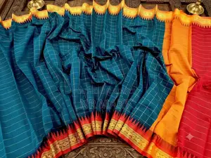 Madurai Check Half Silk Saree