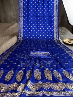 Premium Japanese Silk Skin Print Saree (with blouse piece)