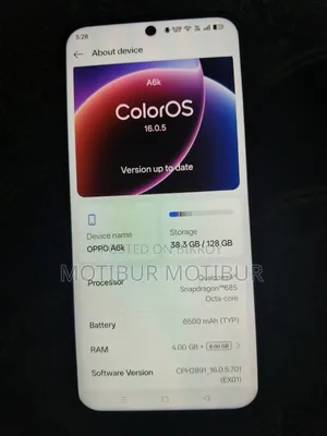 Oppo A6k 128 GB Black