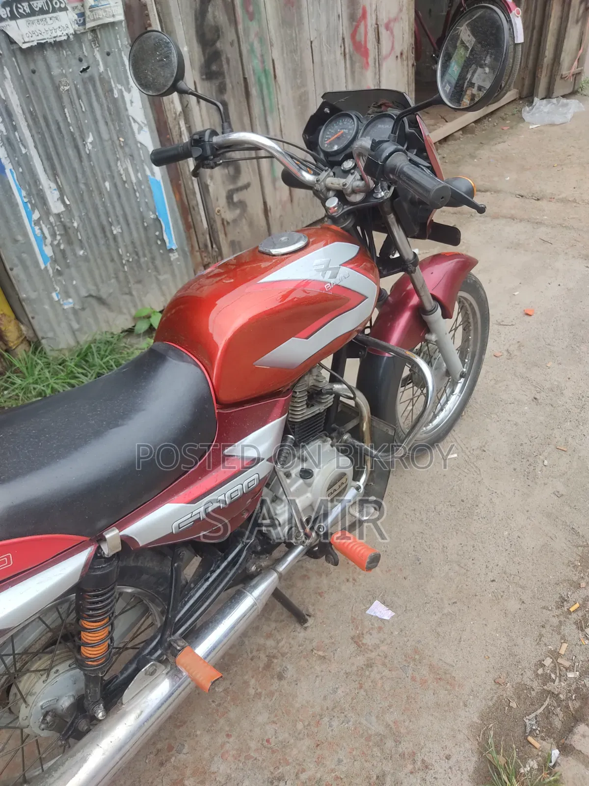 Bajaj CT 100 2012 Red