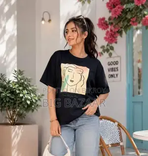 Ladies Drop Shoulder T-Shirt