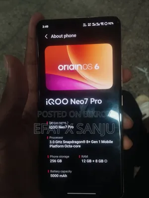 Vivo iQOO Neo 7 Pro 256 GB Orange