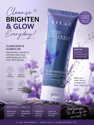 Lilac Brightening and Whitening Facewash
