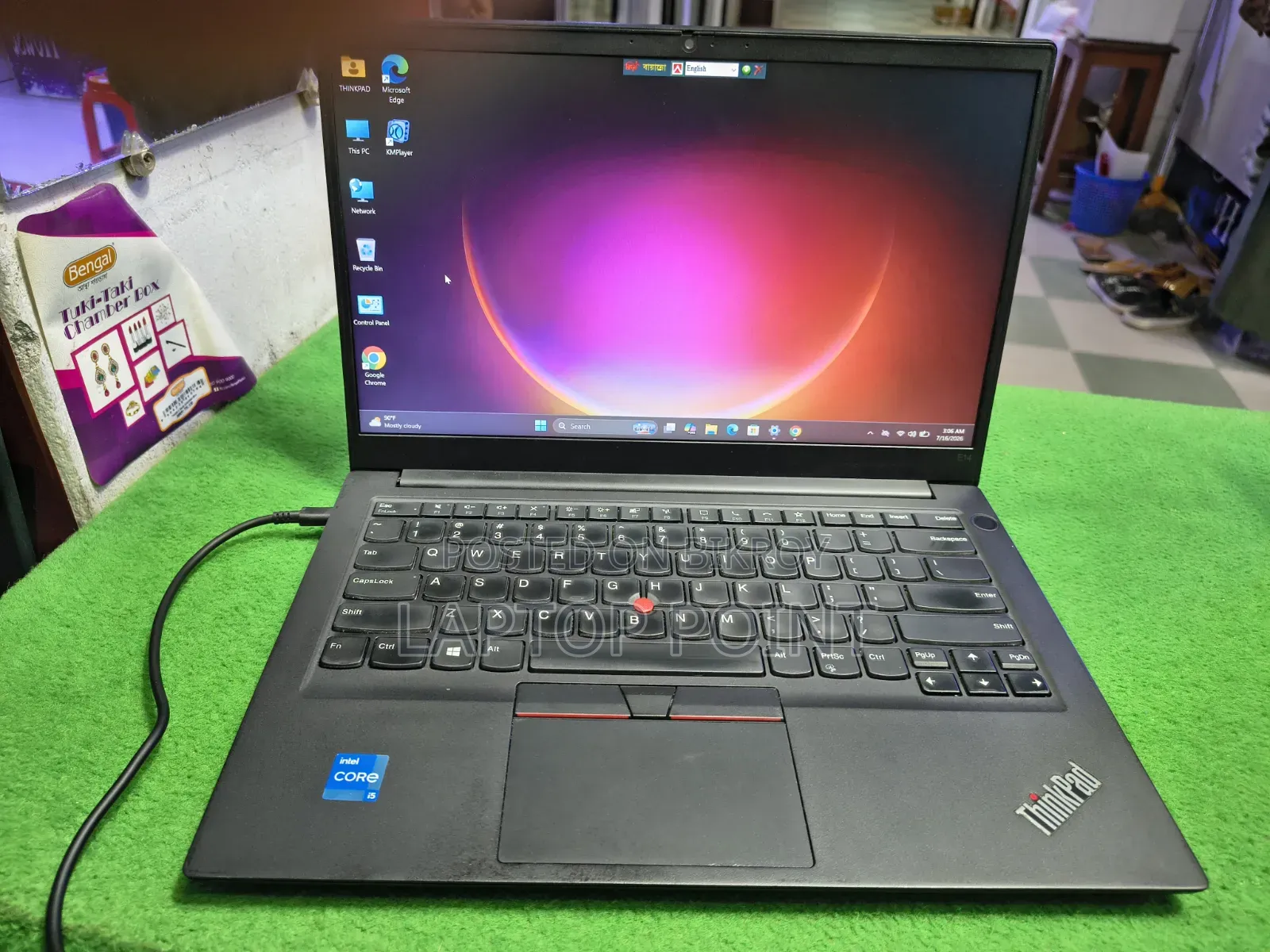 ল্যাপটপ Lenovo ThinkPad E14 Gen 2 8GB Intel Core i5 SSD 256GB