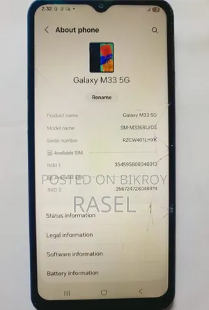Samsung Galaxy M33 128 GB Black