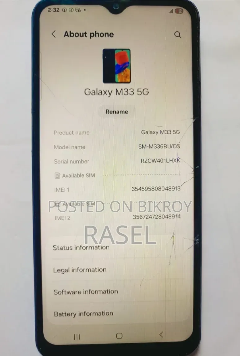 Samsung Galaxy M33 128 GB Black