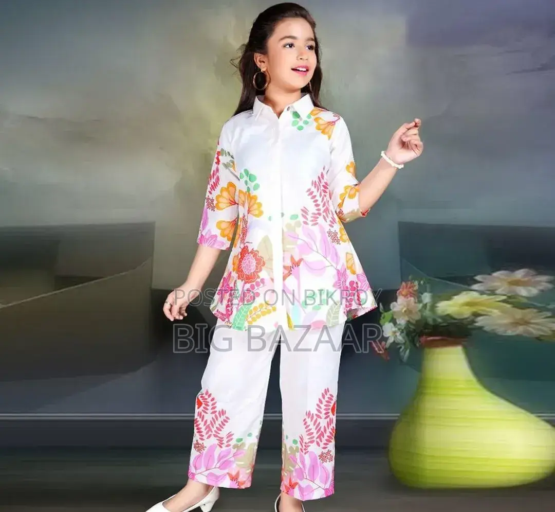 উন্নত মানের Original 3D Digital Print Linen Dress
