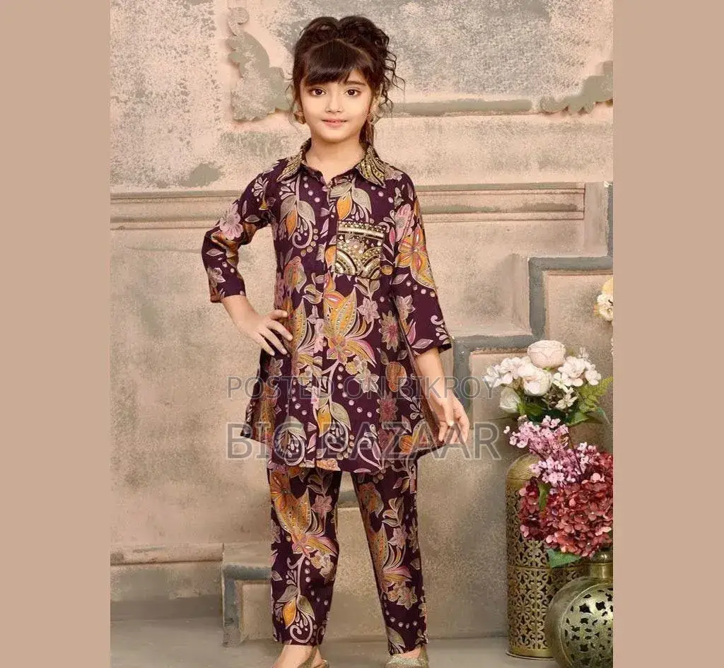 উন্নত মানের Original 3D Digital Print Linen Dress