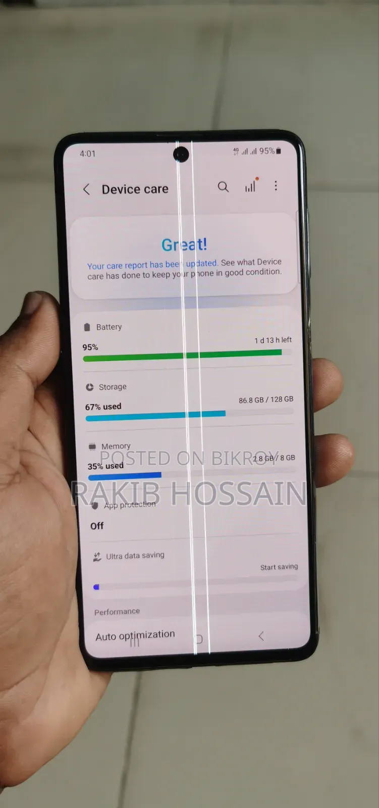 Samsung Galaxy F62 128 GB Blue