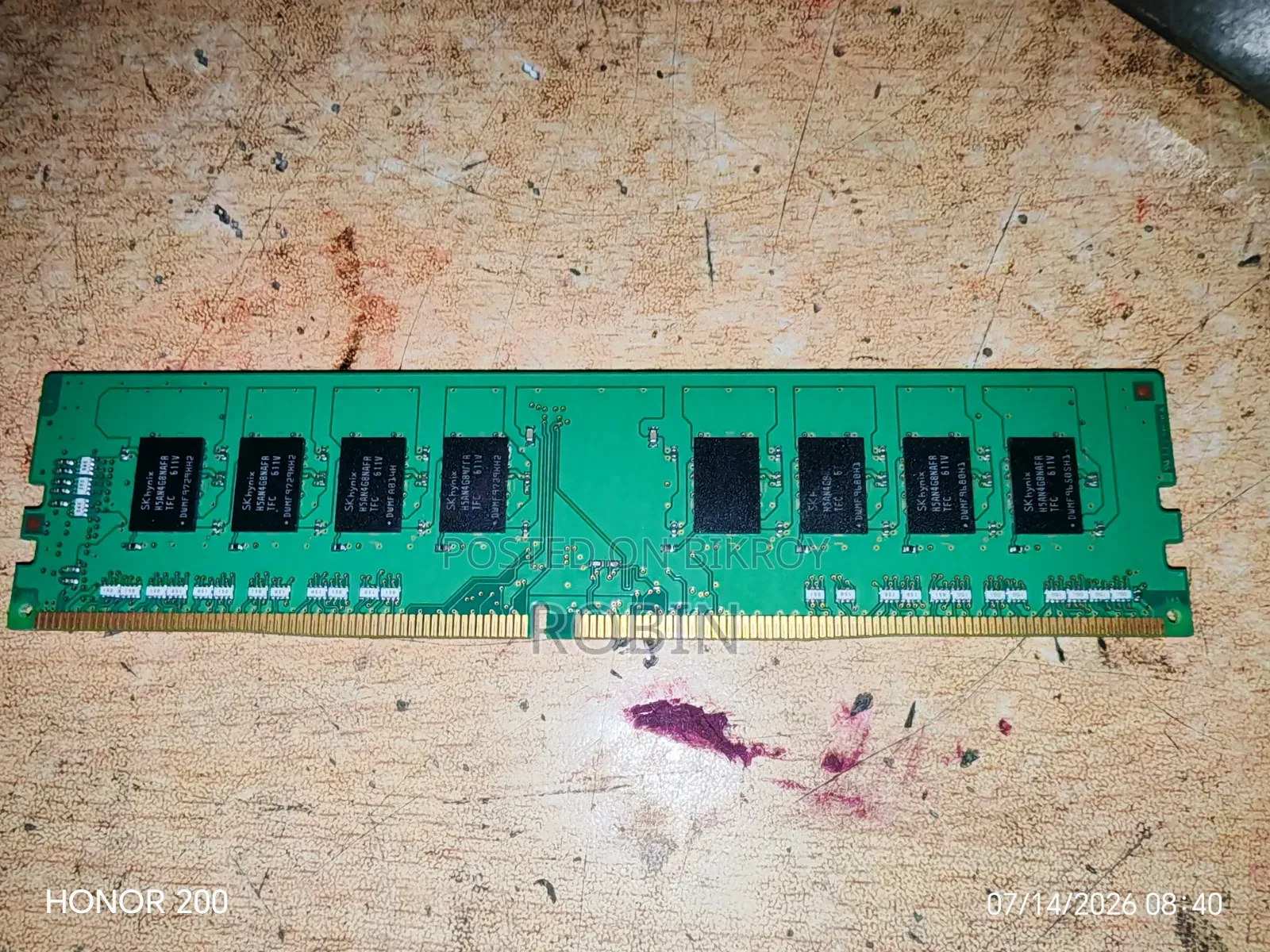 8Gb DDR4 Ram 2Rx8 ( Korea)