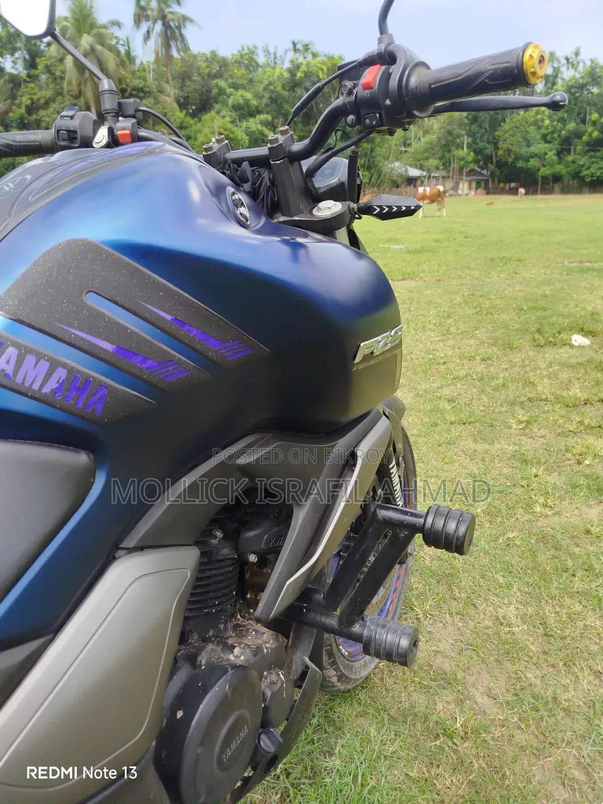 New Yamaha FZS V3 2022 Blue
