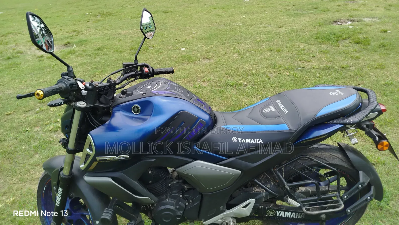 New Yamaha FZS V3 2022 Blue
