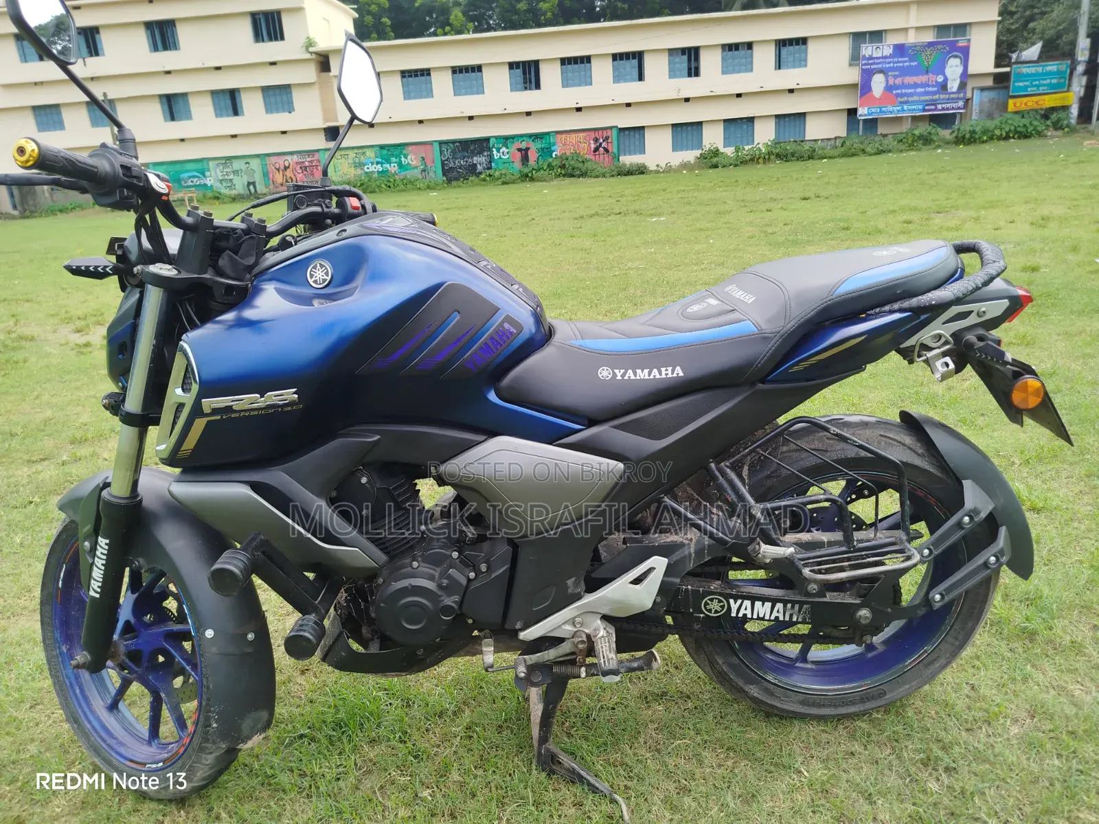 New Yamaha FZS V3 2022 Blue