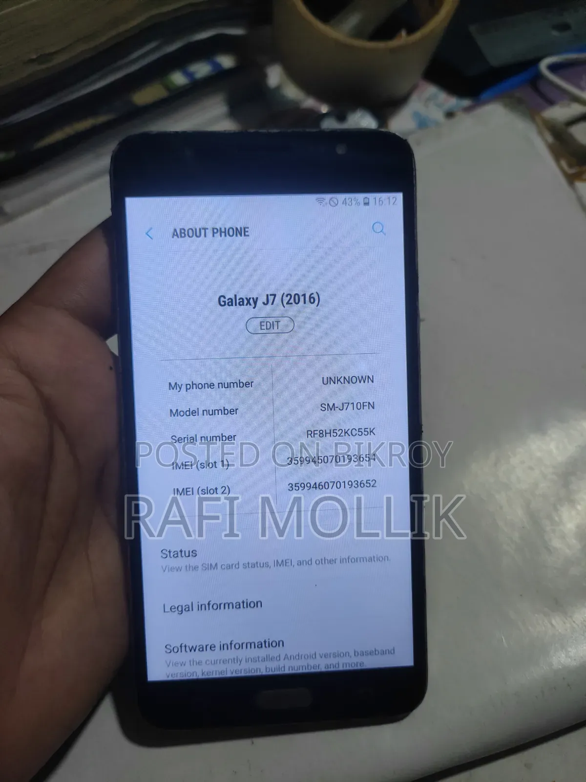 Samsung Galaxy J7 16 GB Gold