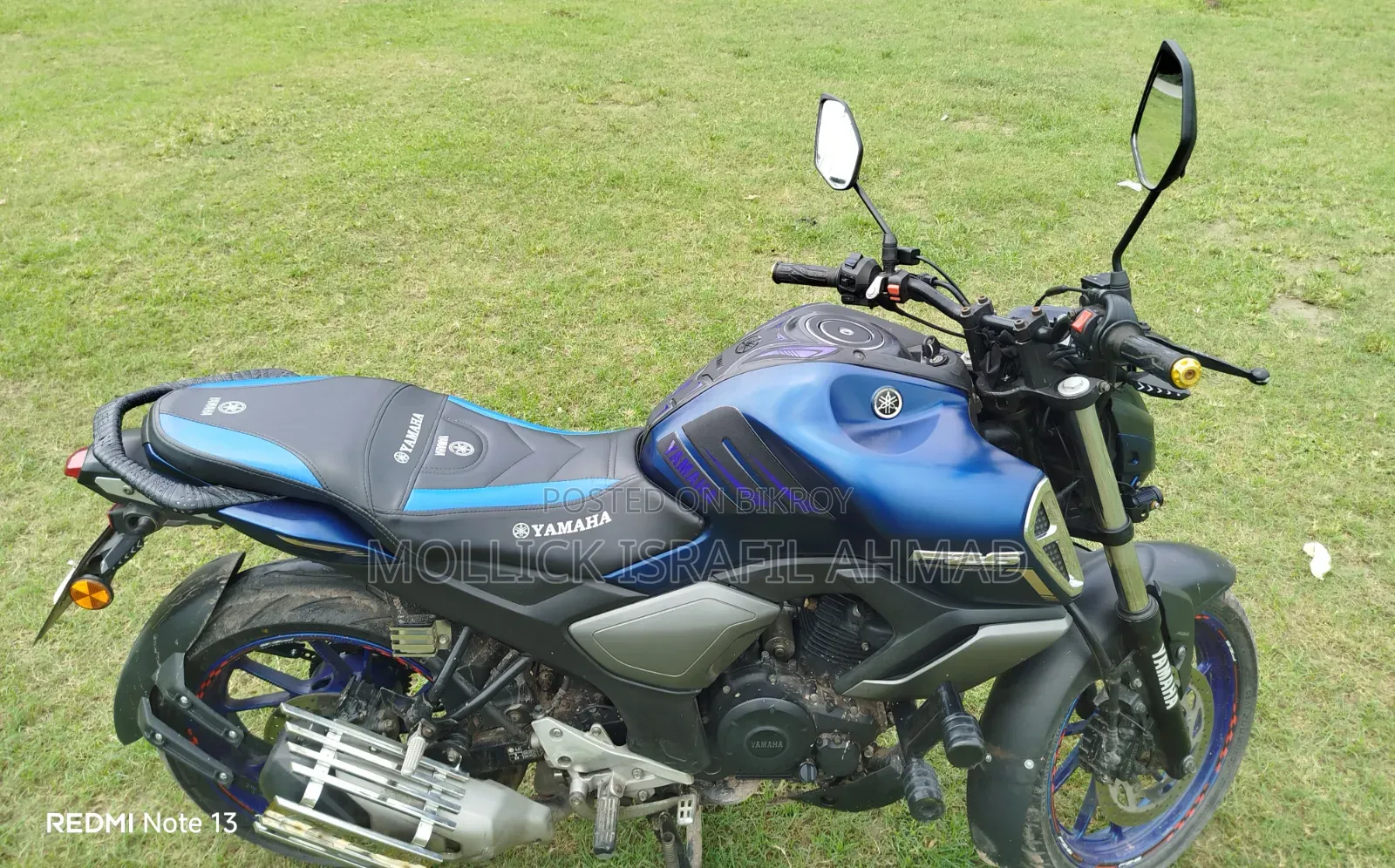 New Yamaha FZS V3 2022 Blue
