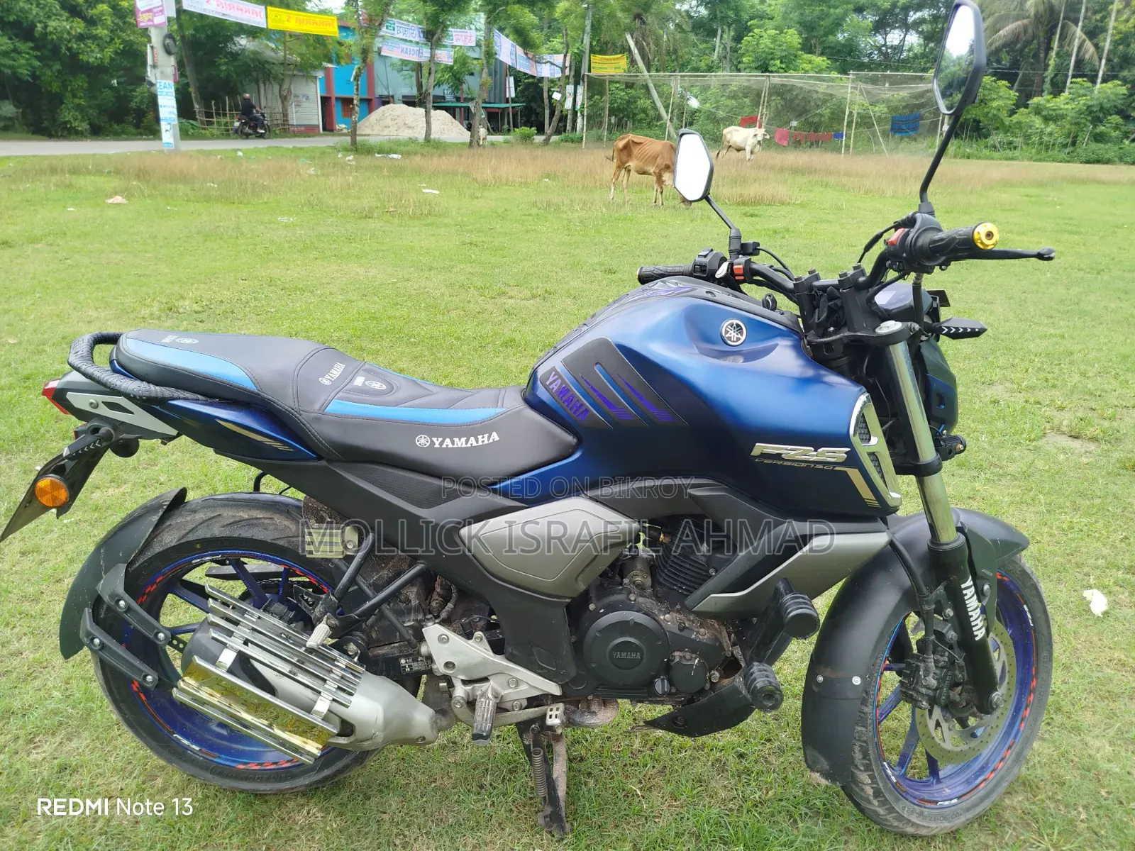 New Yamaha FZS V3 2022 Blue