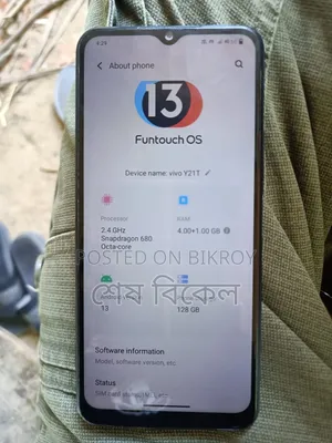 Vivo Y21t 128 GB Black