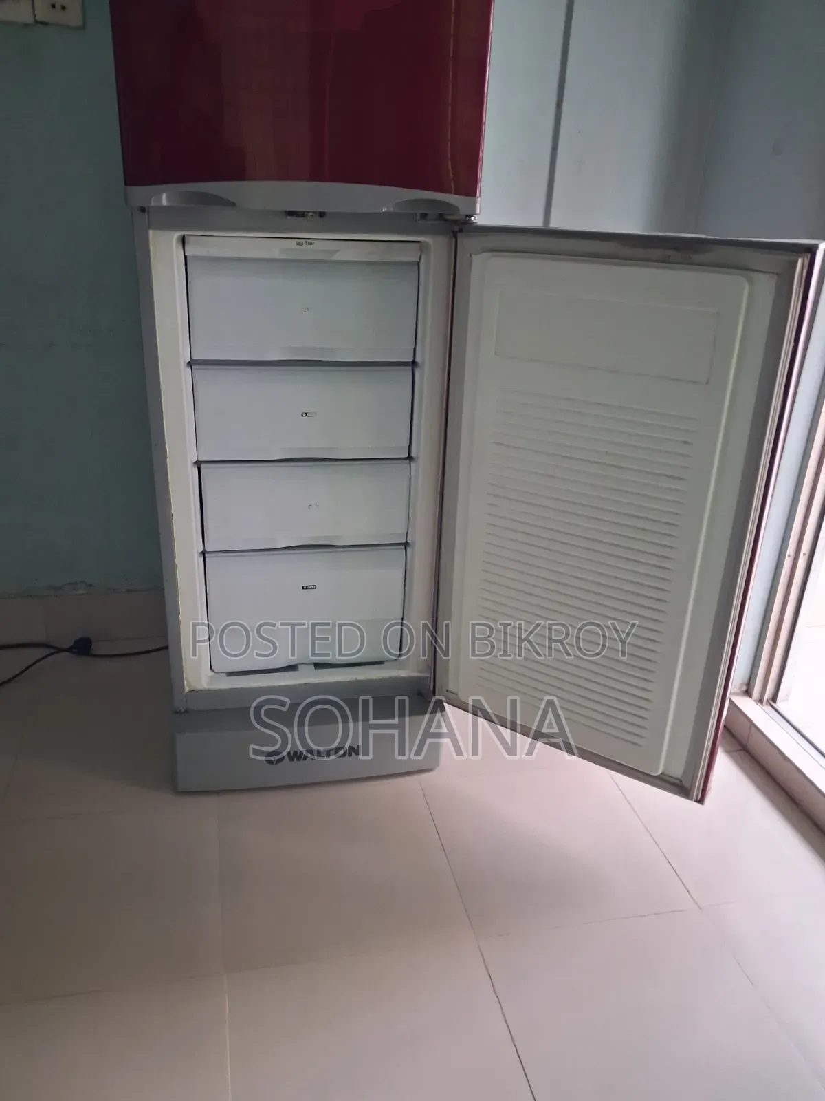 Walton 300L Double Door Refrigerator - 2 Years Used