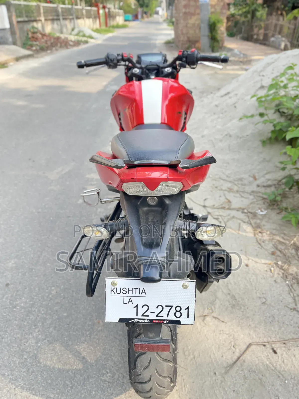 TVS Apache RTR 160 4V 2019 Red