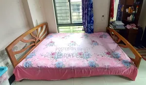 বার্মা সেগুন কাঠের খাট