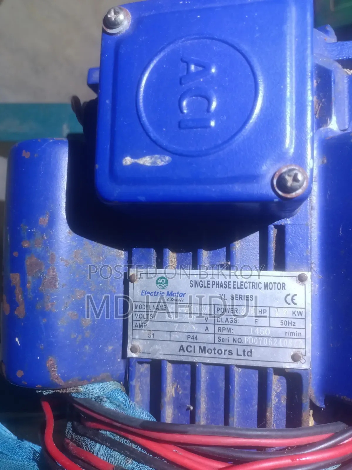Straw/Grass Cutting Machine with 2 HP ACI Motor for Sale