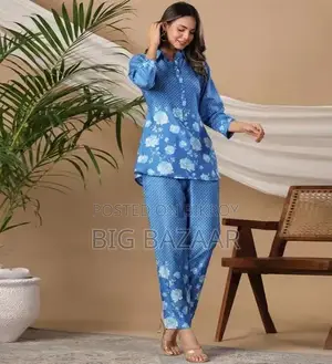 প্রিমিয়াম থ্রিডি ডিজিটাল প্রিন্ট টু-পিস সেট