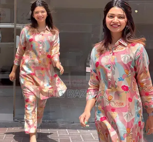 প্রিমিয়াম থ্রিডি ডিজিটাল প্রিন্ট টু-পিস সেট