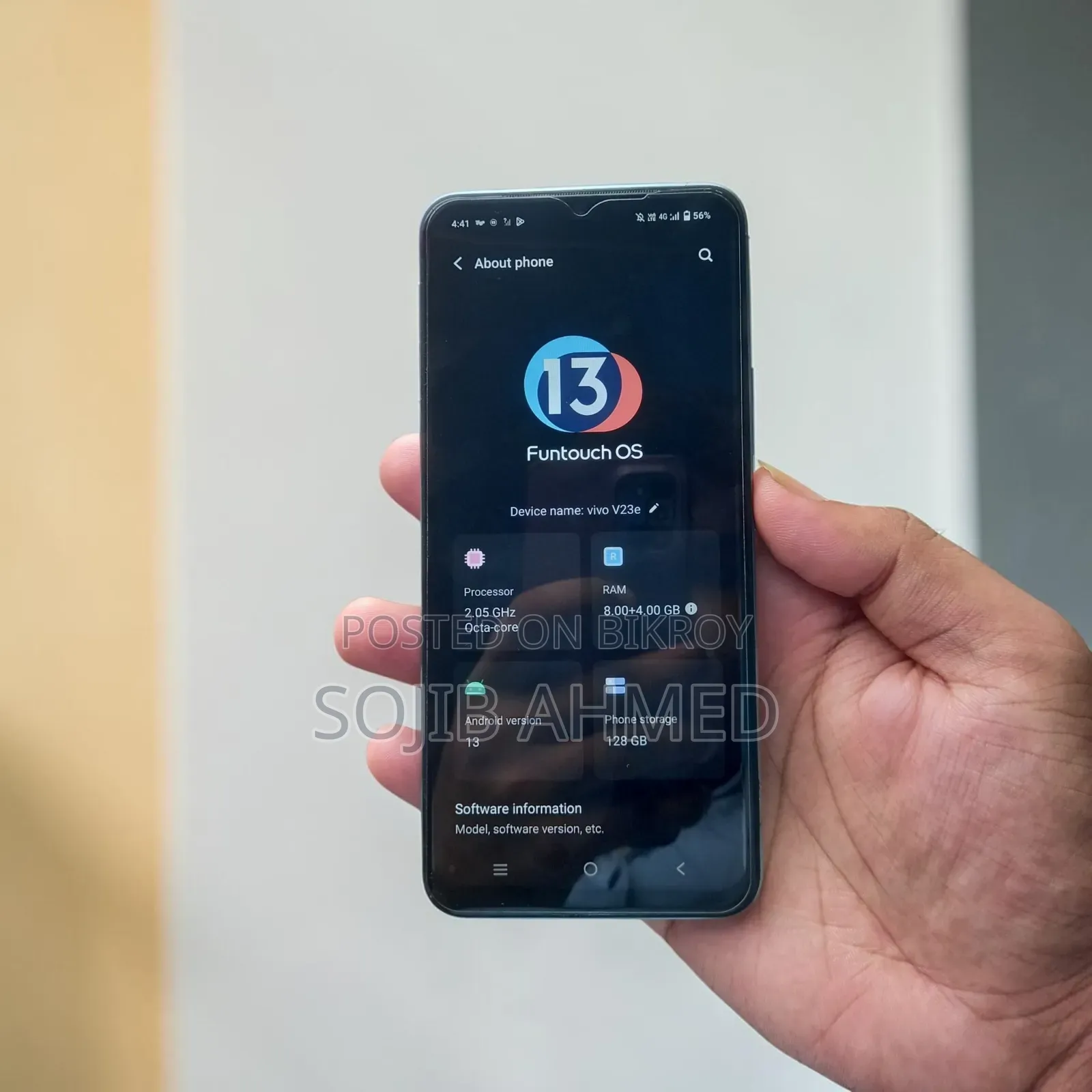 Vivo V23 128 GB Blue