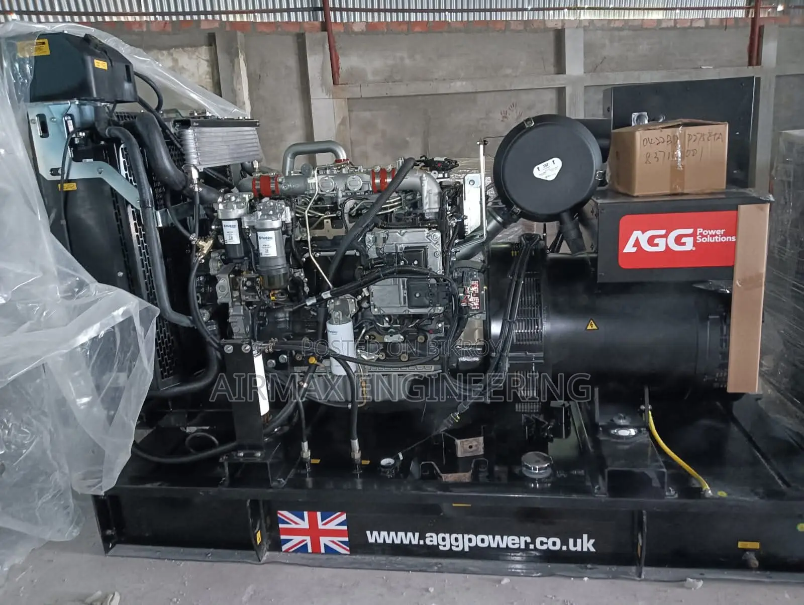 Perkins UK 100 kVA / 80 kW Diesel Generator – Typical Specifications