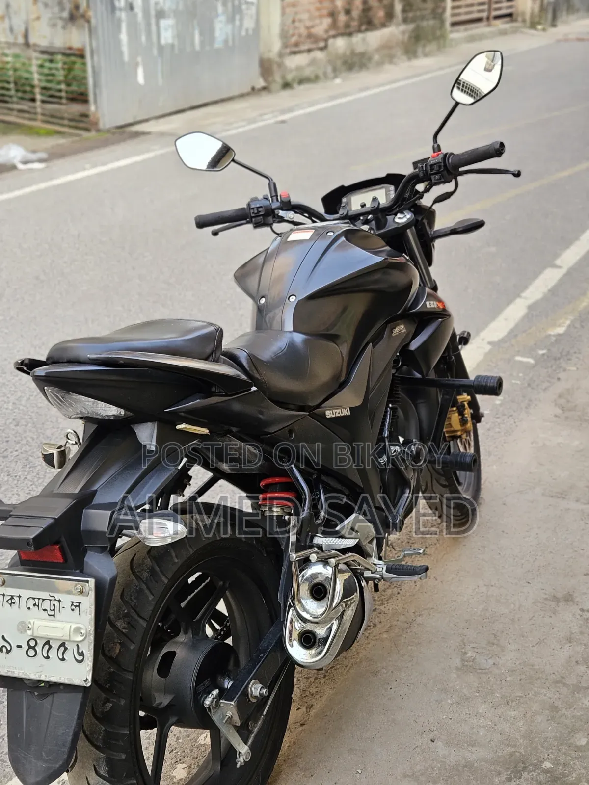 Suzuki Gixxer Monotone 2023 Black