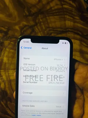 Apple iPhone X 64 GB Black
