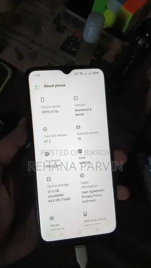 Oppo A15s 64 GB Blue